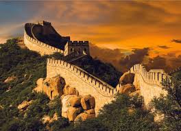 Foto de la extensa muralla china